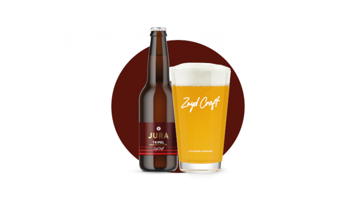 Jura Tripel flesje en glas